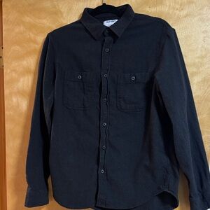 Old Navy Men's Dark Casual Button Down Shirt